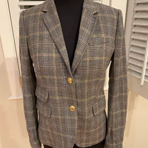 J.Crew Plaid Schoolboy Blazer size 2